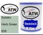 Preview: Subaru, Herb Green, 535: 1L Lackdose, von ATW Autoteile West.